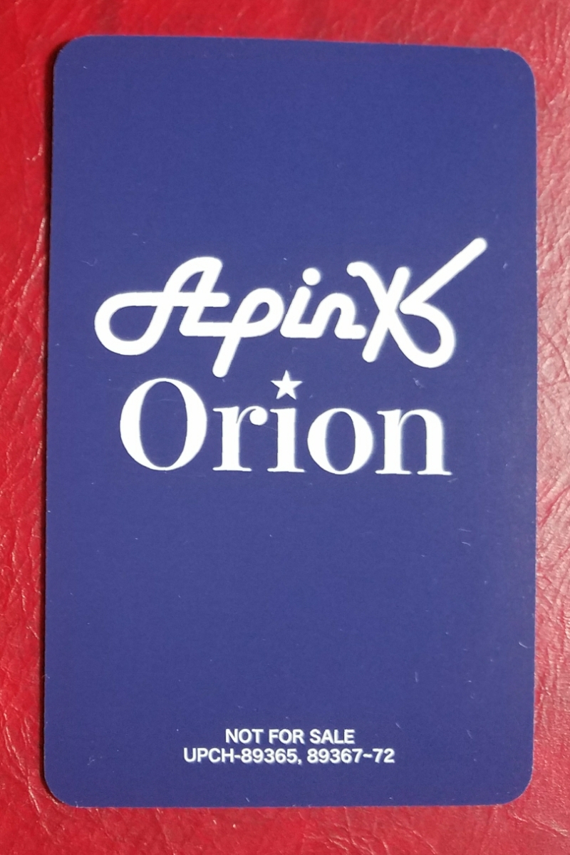 代購代標第一品牌－樂淘letao－Apink ウンジOrion トレカOrion ver. Type-A 初回限定盤A,C柄即決Eunji  エーピンクトレーディングカード日本盤