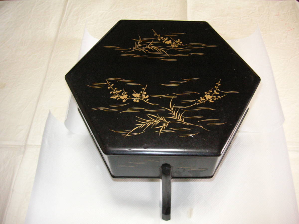 輪島塗 三足弁当箱 梅図 www.disdukcapil.paserkab.go.id