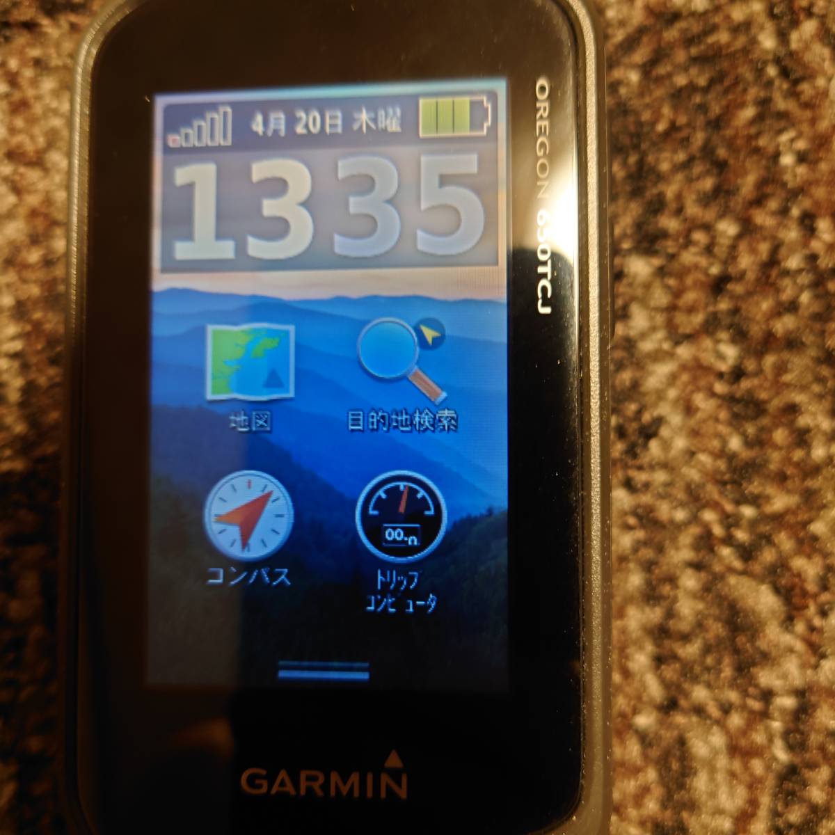 GARMIN ガーミン ハンディGPSmap OREGON 650TCJ美品 送料込み|PayPay