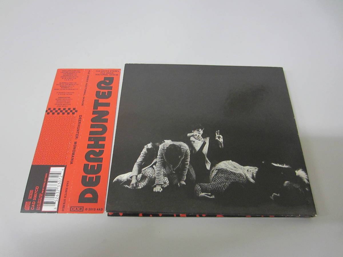Deerhunter/Monomania US盤帯付CD ネオシューゲイザー 4AD Omni Macha My Bloody Valentine Atlas Sound Yo La Tengo_画像3