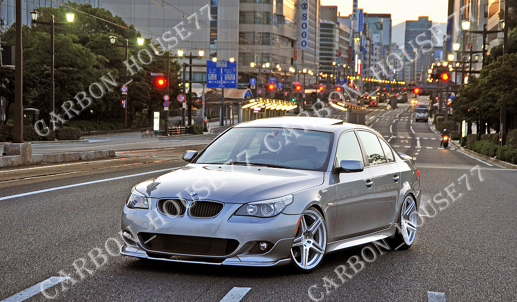 ★BMW E60 E61 Mスポーツ フロント リップ スポイラー FRP製★各社メーカ純正色塗装込★2003-2010☆._画像5