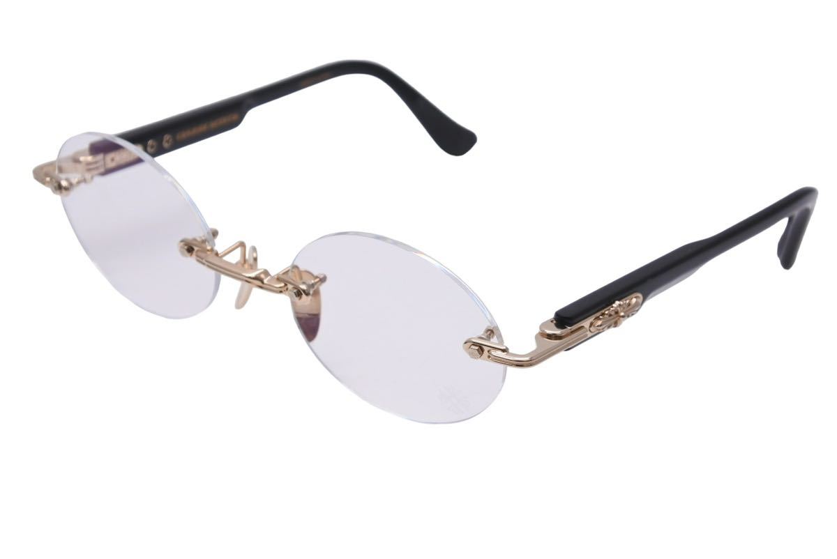 新品同様 CHROME HEARTS クロムハーツ GK-BK-P 51□21-146 DEEP3