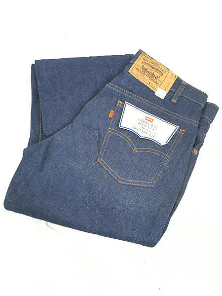 最も パンツ ブーツカット デニム 真紺 517-0217 Levi's USA製 80s