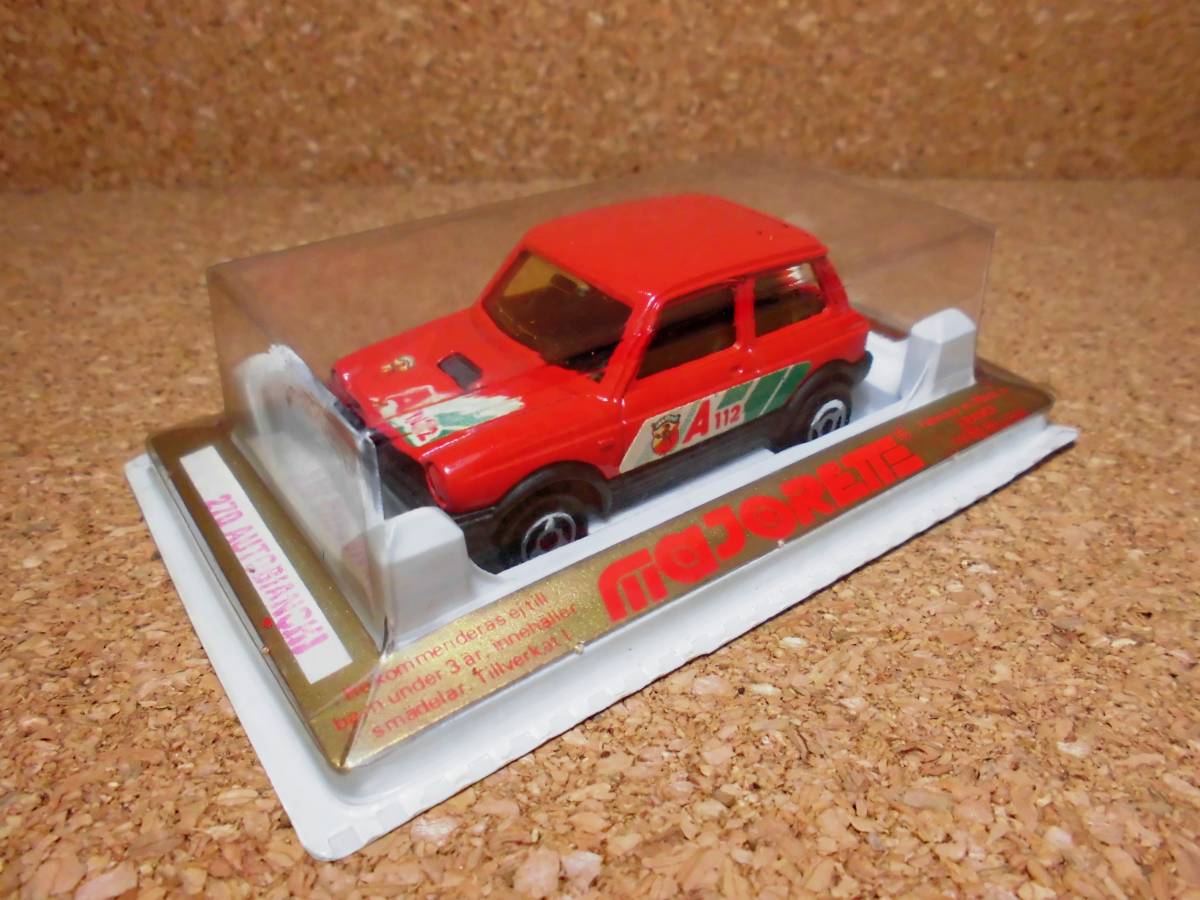  Old MajoRette Auto Bianchi A112 abarth majorette autobianchi ABARTH inspection ) Matchbox Tomica Solido Hot Wheels 