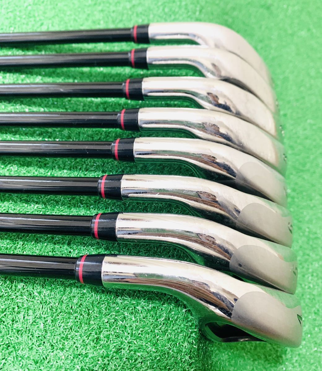 Y4664 ONOFF オノフ レフティ SMOOTH KICK スムースキック アイアン 8本セット Daiwa グローブライド MP-504I フレックスR 送料無料