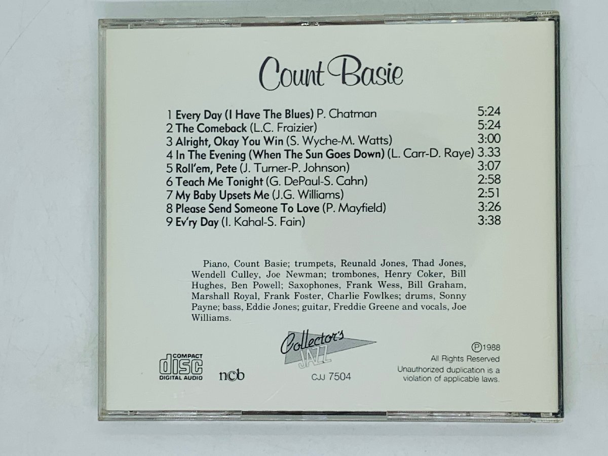即決CD Count Basie Collector's JAZZ / カウント・ベイシー アルバム 激レア Y11_画像2