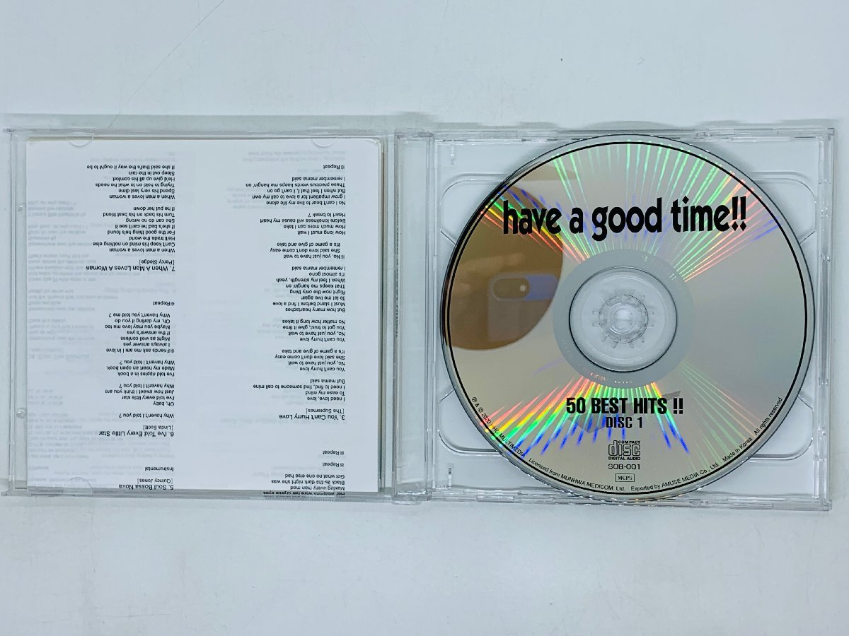 即決2CD have a good time 50 BEST HITS / 50曲収録 アルバム Y19の画像3
