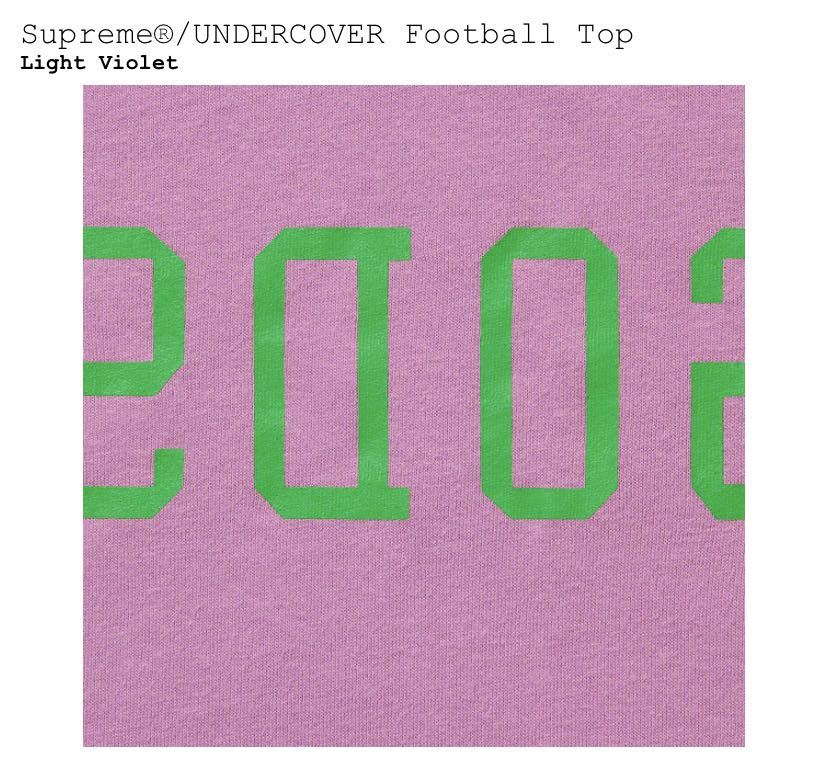 Supreme UNDERCOVER Football Top ライトバイオレット Mサイズ