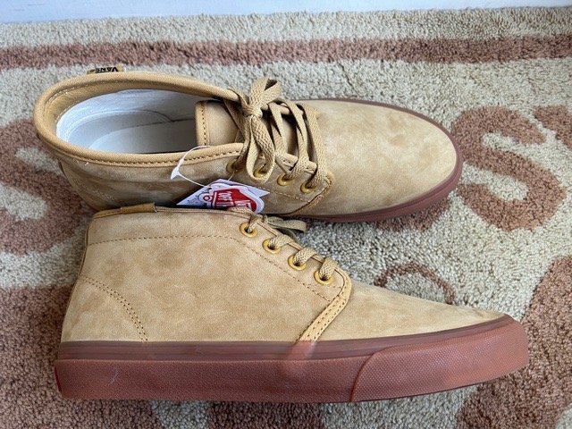 バンズ VANS チャッカ us8 1/2 HONEY ウィート ガムソール_画像3