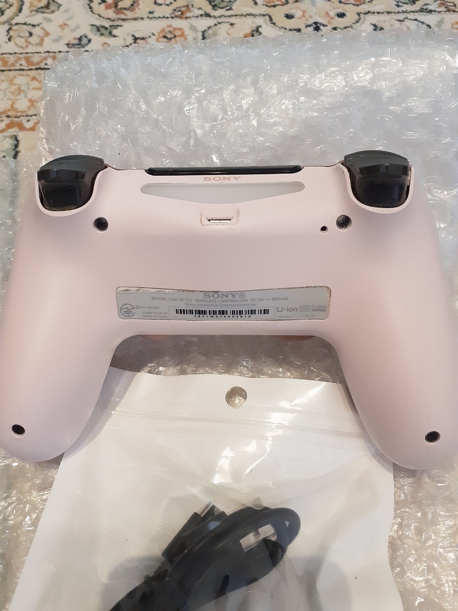動作品 後期PS4コントローラー ローズ・ゴールド デュアルショック4 新品USBケーブル おまけ付き Cuh-zct2j 送料無料 テレビゲーム | ginzalaw.jp