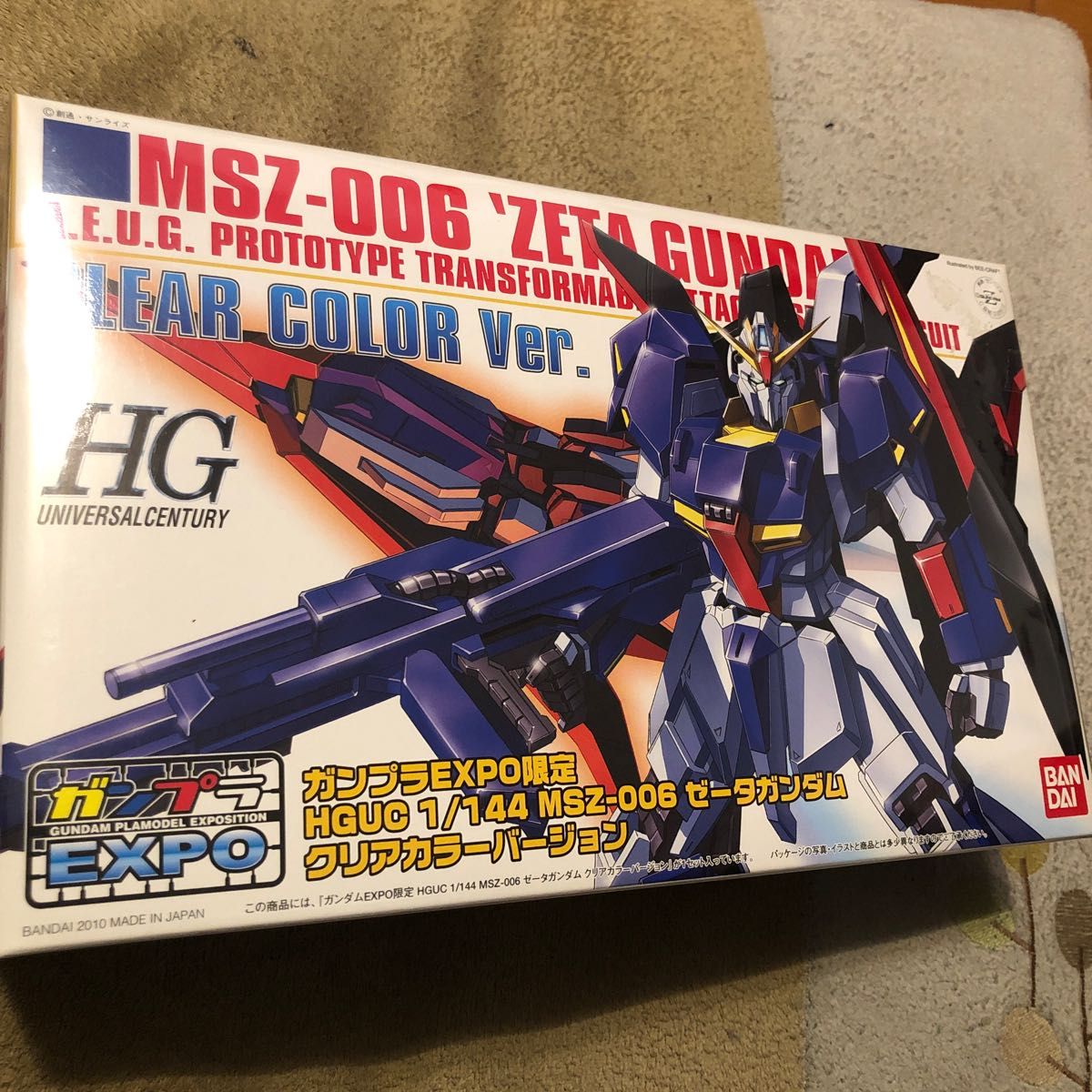 MSZ-006 ゼータガンダム クリアカラーバージョン ガンプラEXPO MSZ-006 ゼータガンダム クリアカラーバージョン ガンプラEXPO