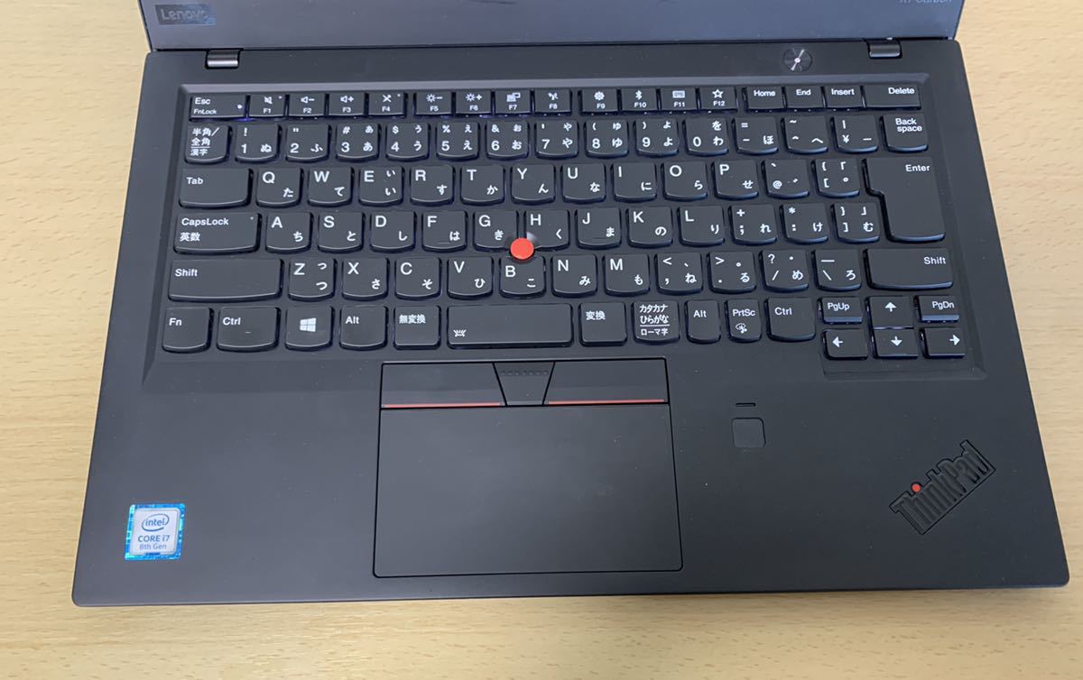 Lenovo Thinkpad X1 carbon 6th Gen 2018 i7-8550U メモリ16G SSD 1TB