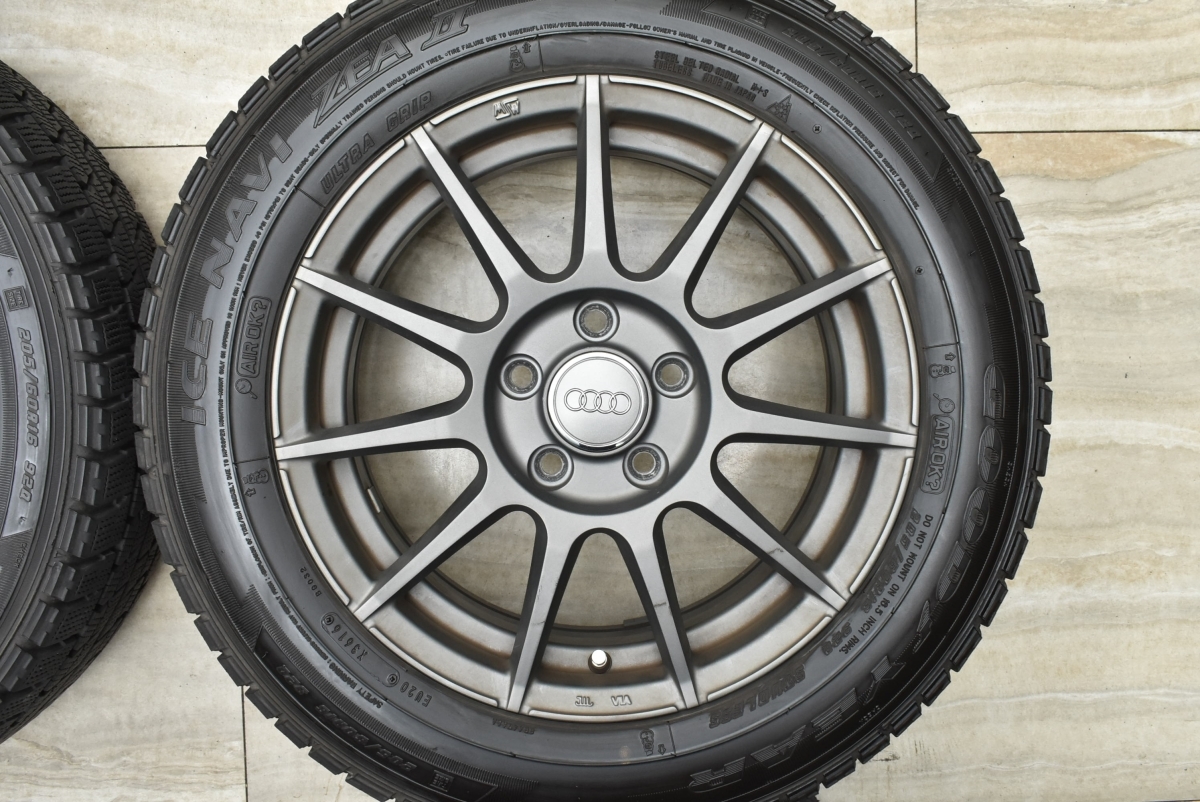 【程度良好品】OZ MSW 16in 6.5J +50 PCD112 グッドイヤー アイスナビ ZEA2 205/60R16 フォルクスワーゲン 1T ゴルフトゥーラン 送料無料_画像3