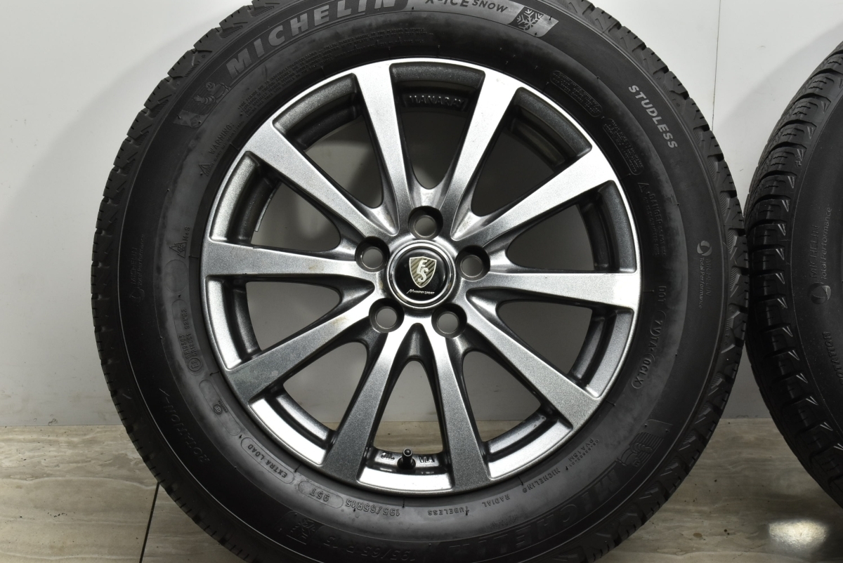 【美品】レクサス トヨタ専用設計 ユーロスピード 15in 6J +45 PCD100 ミシュラン 195/65R15 LEXUS CT プリウス カローラ ツーリング_画像5