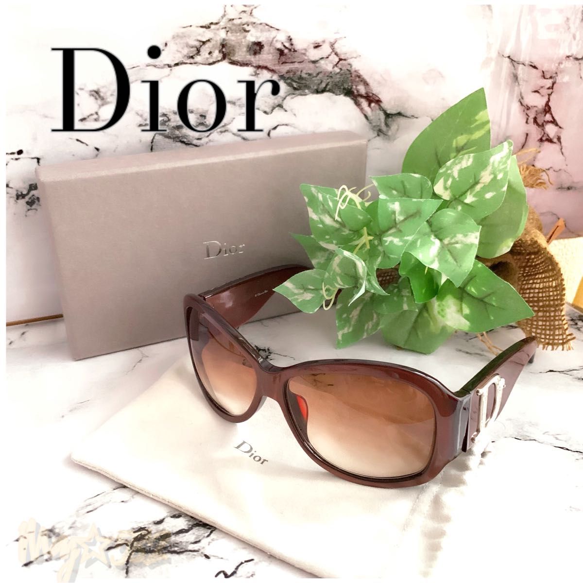 ディオール サングラス Dior ビジュー ChristianDior