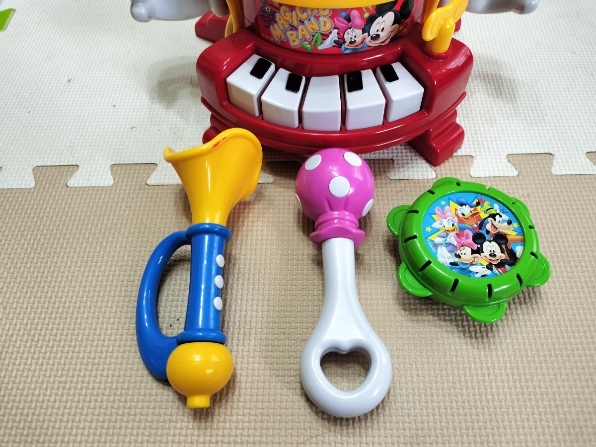 ディズニーおもちゃ2点セット☆ 知育玩具☆音楽メロディー☆赤ちゃん くまのプーさん☆ミッキー
