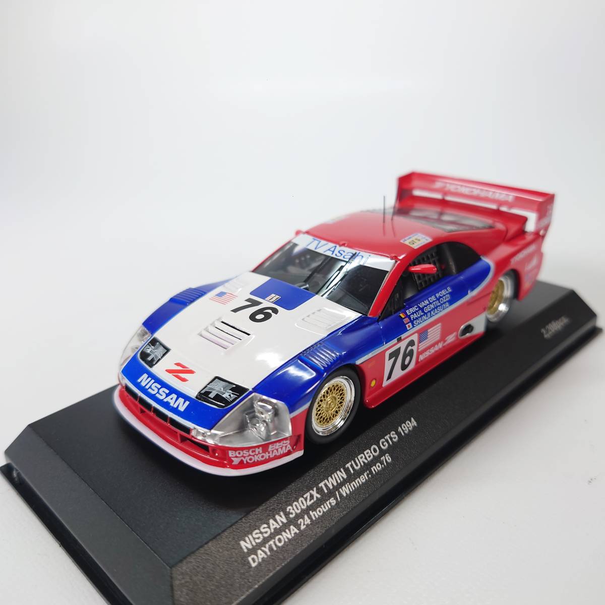 1/43 京商 NISSAN 300ZX TWIN TURBO GTS 1994 DAYTONA 24 hours Winner no.76 ミニカー 日産 フェアレディ KYOSHO 現状品