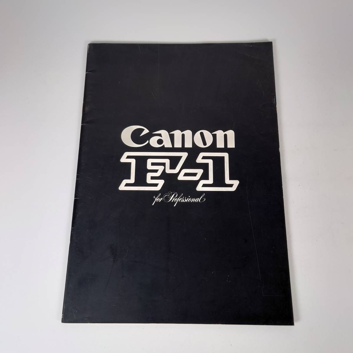  rare CANON F-1 catalog Showa era that time thing old book secondhand book Canon ③