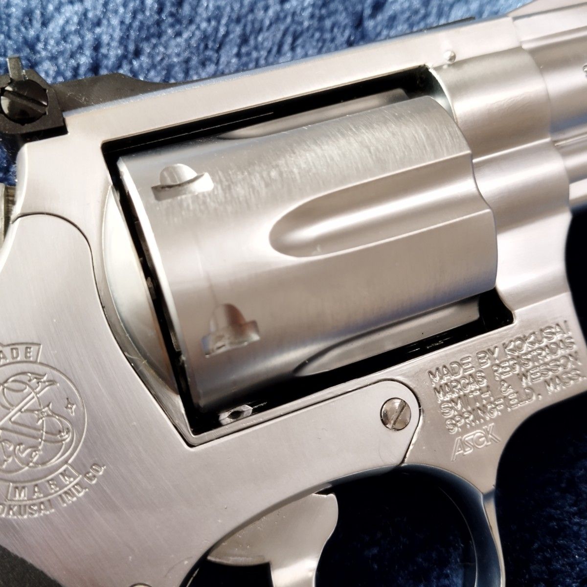 コクサイ製 S\u0026W m19(M66)モデルガン 2.5インチ シルバーメッキ