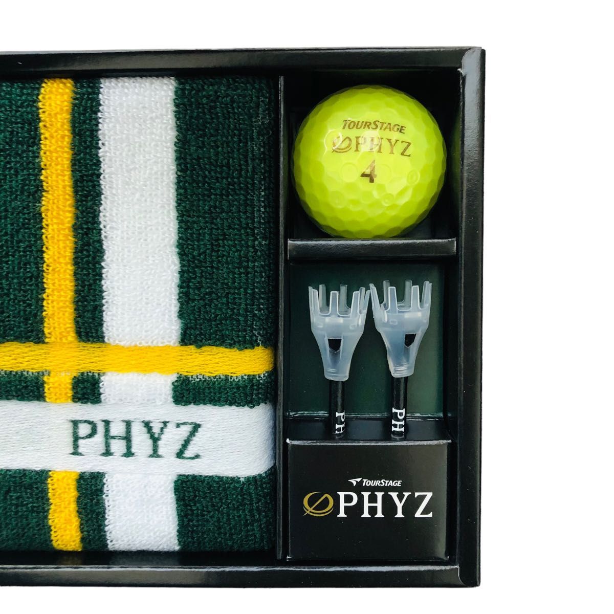 新品未使用 ブリヂストンスポーツ PHYZ ゴルフ ギフトセット ファイズ ボール ハンドタオル ウィングティー｜PayPayフリマ
