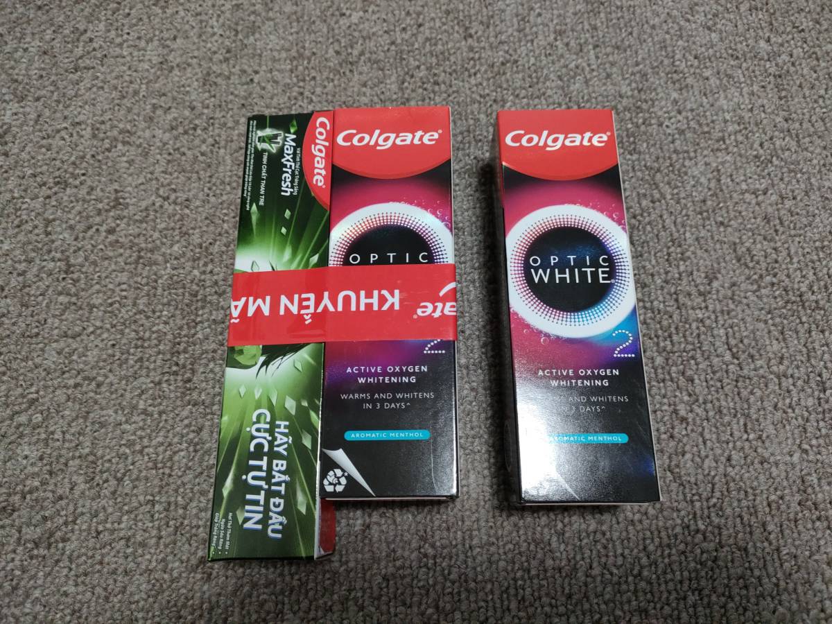 Colgate optic white  85g 2箱 コルゲート歯磨き粉