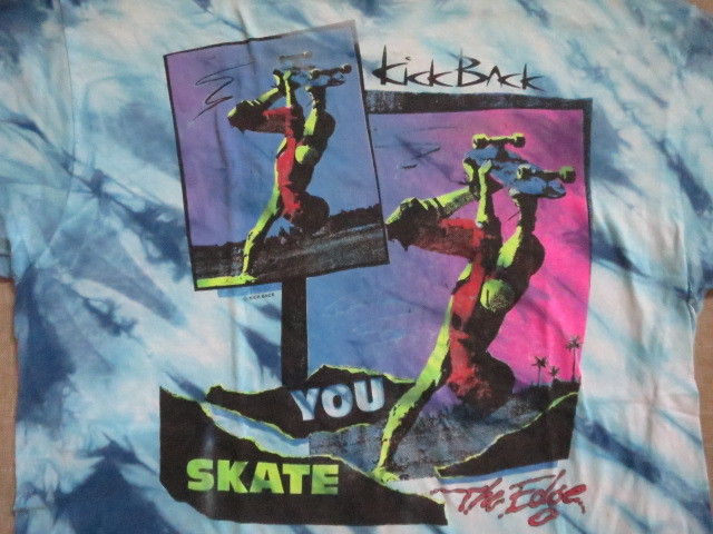 注目 VINTAGE サンタクルーズ XL Tシャツ タイダイ SKATE OLD キック