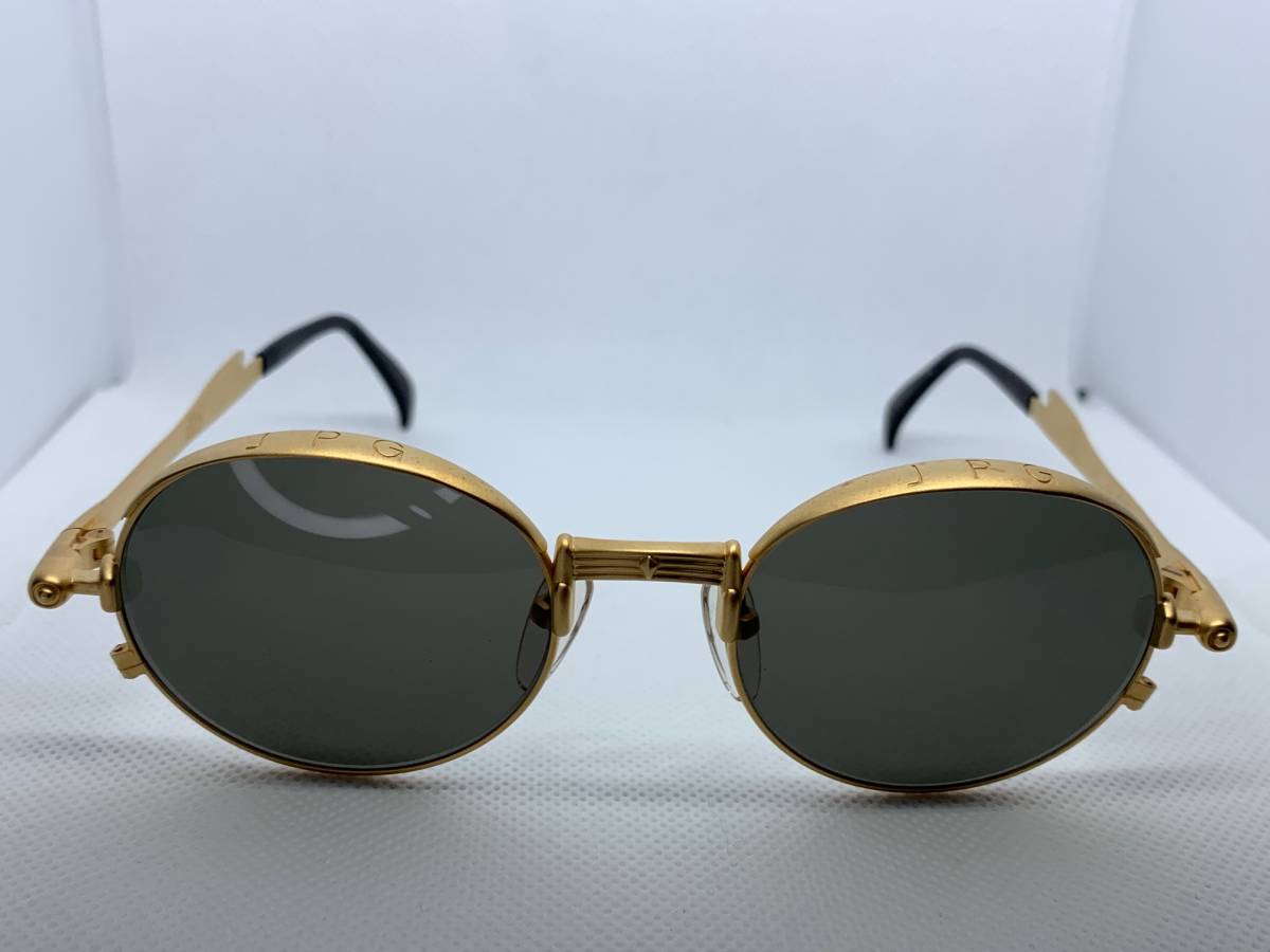 Jean Paul GAULTIER ジャンポールゴルチエ ゴルチェ　サングラス　眼鏡　ゴールドカラー ゴールドフレーム アーカイブ archive sunglasses