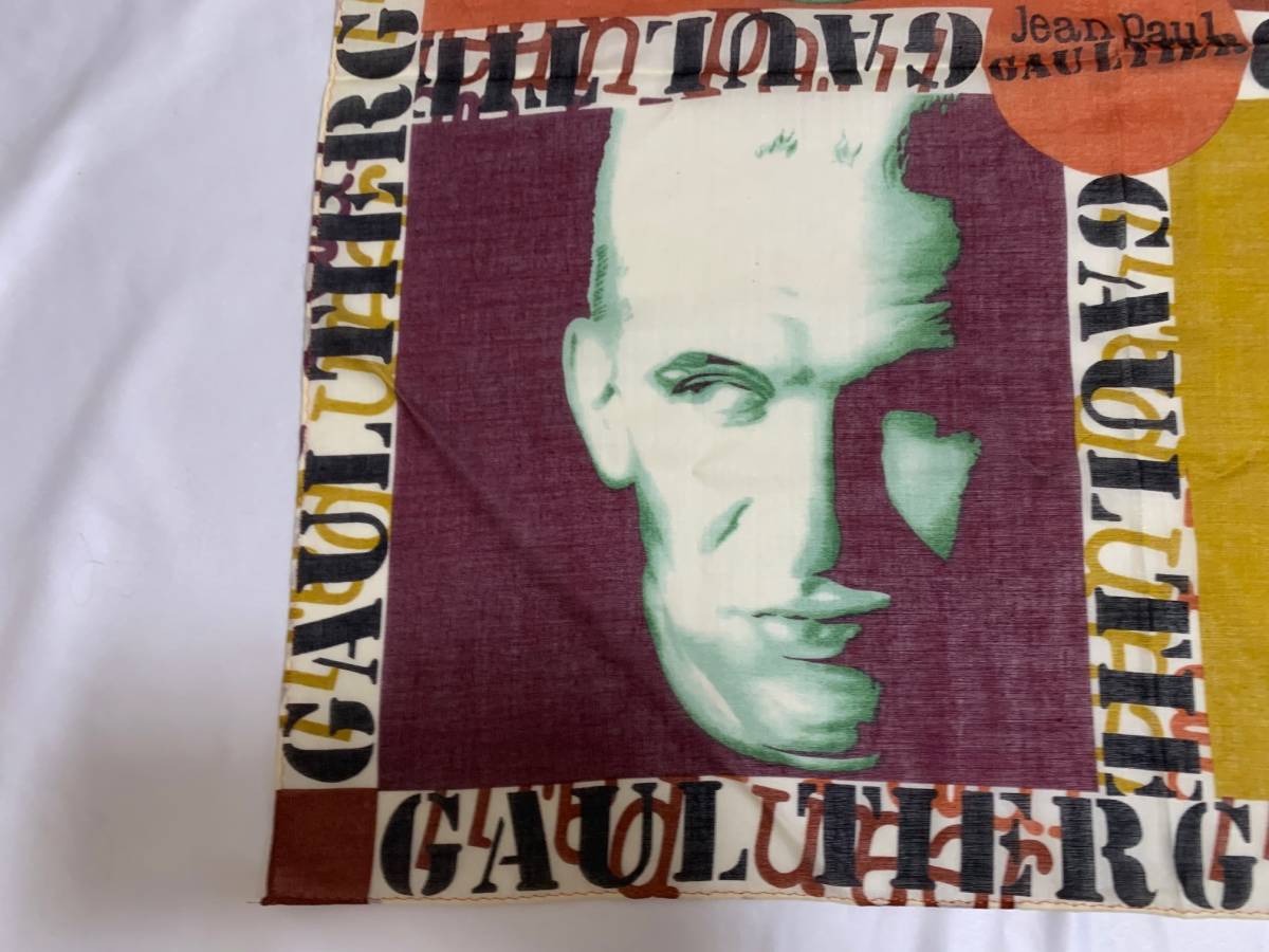 新品　Jean Paul GAULTIER ジャンポールゴルチエ ゴルチェ　ハンカチ　ミニスカーフ　アーカイブ　archive_画像5