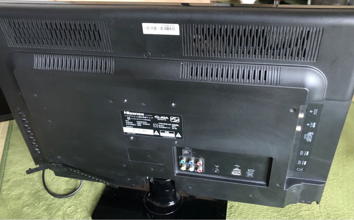 ハイセンス hisense 24型 テレビ HJ24K3121 18年製 美品|Yahoo ハイセンス hisense 24型 テレビ HJ24K3121 18年製 美品|Yahoo