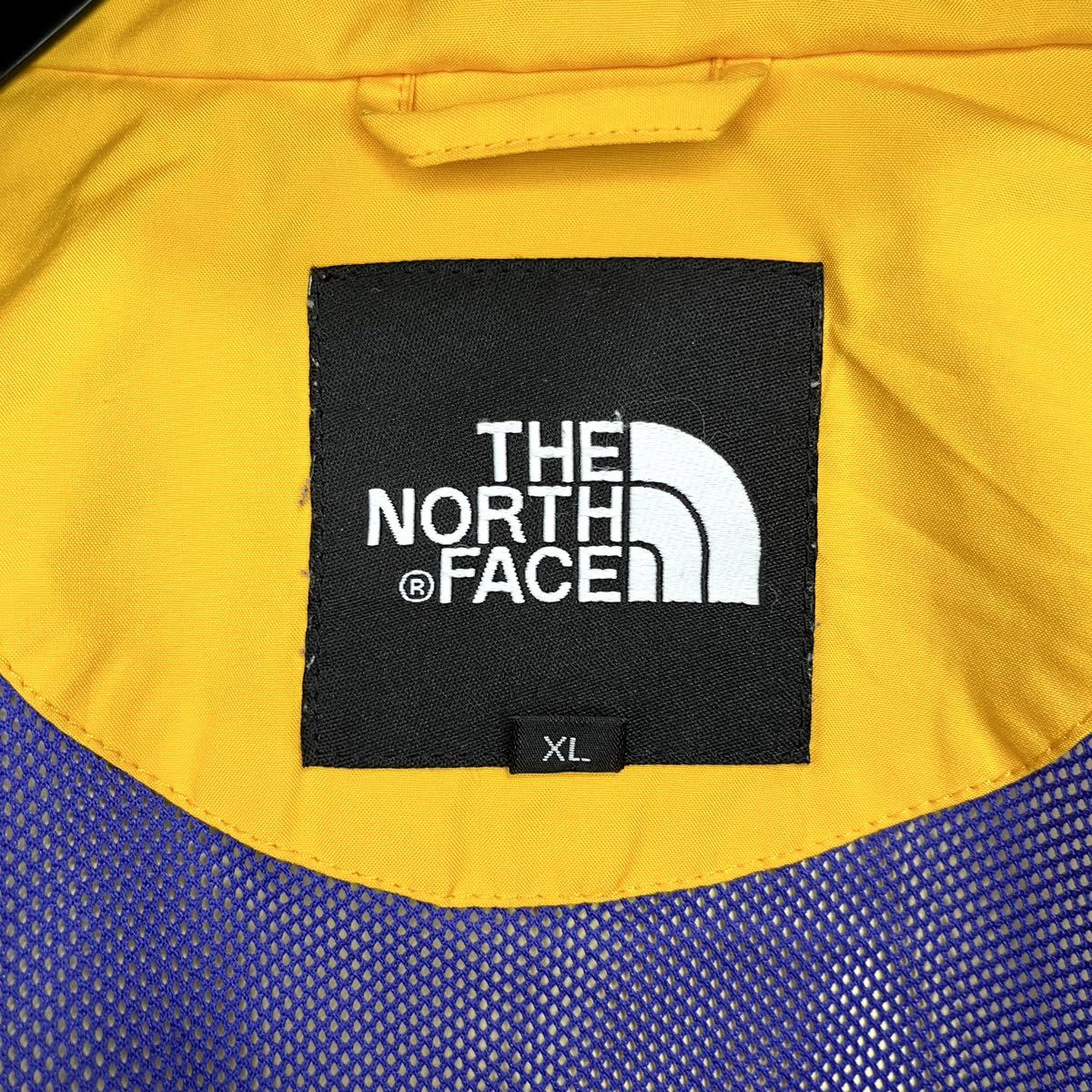 美品人気 ノースフェイス マウンテンパーカー ゴアテックス レディースXL THE NORTH FACE ロゴ刺繍 フード着脱可 マウンテンライト_画像10