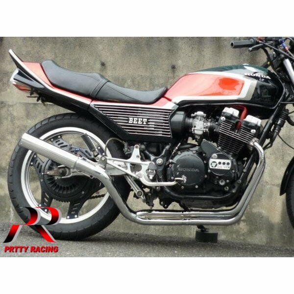 プリティー HONDA CBX400F【ガニマタエンデ】イノガニ マフラー メッキ_画像2