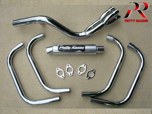 HONDA CBX400F 550F 分割式 4-2-1 50.8π PRETTY管 マフラー パーツ