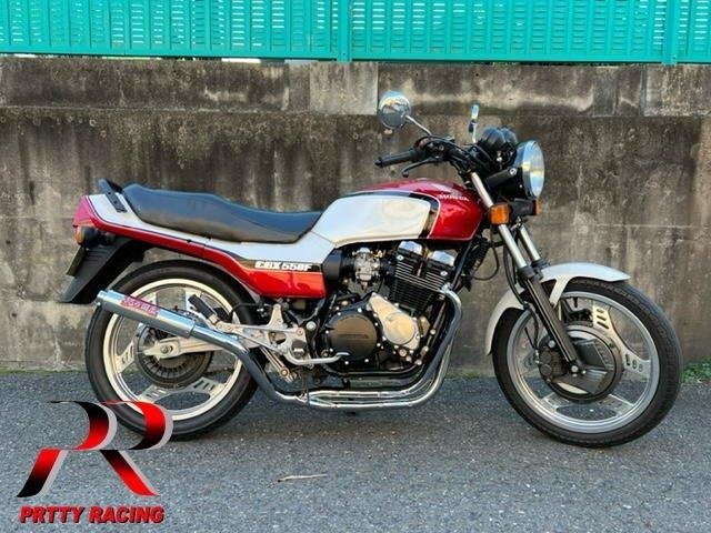 プリティー HONDA CBX400F 紀の国屋 45π スタンダードタイプ (サイレンサー固定式) マフラー メッキ_画像3