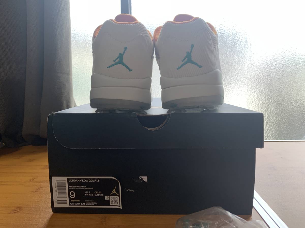 訳あり☆NIKE AIR JORDAN 5 LOW GOLF LUCKY AND GOOD☆US9 27cm 訳あり☆NIKE AIR JORDAN 5 LOW GOLF LUCKY AND GOOD☆US9 27cm