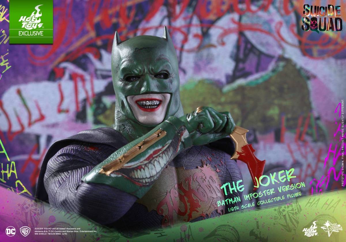 1/6 hot toys toy sapiens limitation Hsu side *skwado Joker bat * cosplay version 