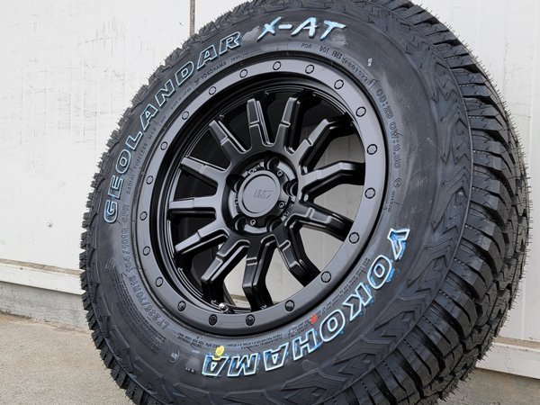 新品 16インチ タイヤホイールセット ヨコハマ ジオランダー X-AT 235/70R16 HLK ロックフォース アルファード ヴェルファイア デリカ RAV4_画像2