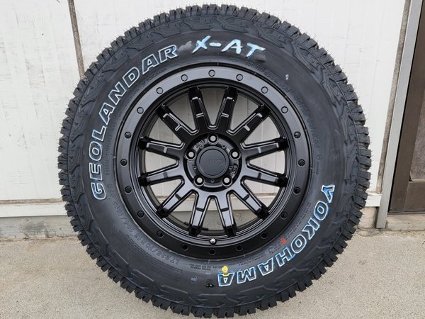 新品 16インチ タイヤホイールセット ヨコハマ ジオランダー X-AT 235/70R16 HLK ロックフォース アルファード ヴェルファイア デリカ RAV4_画像3