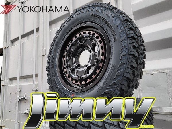 夏タイヤ 185/85R16 ジムニー JB64 JB23 JA11 16インチ タイヤホイール 4本セット YOKOHAMA GEOLANDAR ヨコハマ ジオランダー M/T G003_画像1