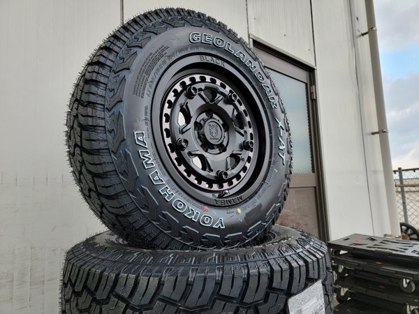 新品 16インチ タイヤホイールセット ヨコハマ ジオランダー X-AT 235/70R16 ホワイトレター デリカD5 RAV4 アウトランダー_画像4