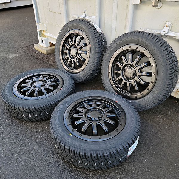 165/65R14 軽トラ 軽バン 14インチ タイヤホイールセット 新品4本 ヨコハマ ジオランダー xat オフロードスタイル リフトアップ_画像1