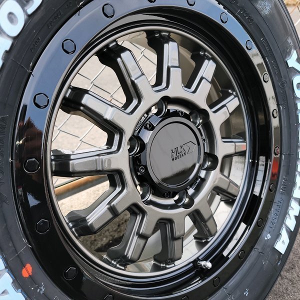 200系ハイエース レジアスエース 16インチ タイヤホイールセット ヨコハマ パラダ PA03 ホワイトレター 215/65R16 車検対応_画像5