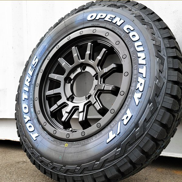 残りわずか!! 5本セット ジムニー 185/85R16 新品 16インチ ホイール タイヤ オープンカントリー RT TOYO JB64 JB23 背面用_画像2