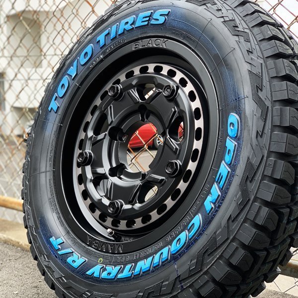 即納!! 新品 ジムニー JB64 JB23 JA22 16インチ タイヤ ホイール 4本 セット TOYO オープンカントリー RT 185/85R16_画像6