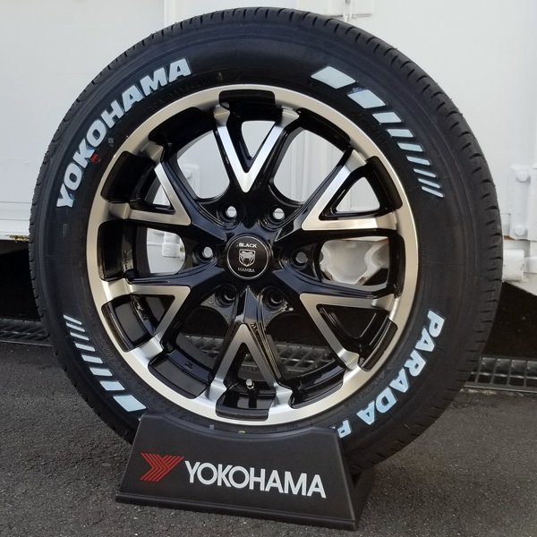 新品 ホワイトレター 17インチ 200系 ハイエース レジアスエース タイヤホイール ヨコハマ パラダ PA03 215/60R17C YOKOHAMA PARADA_画像5