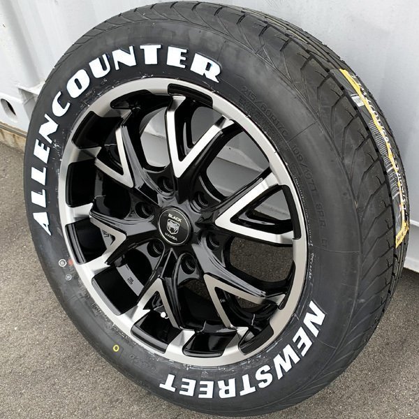 新品 200系 ハイエース レジアスエース 車検対応 17インチタイヤホイールセット オーレンカウンター 215/60R17 ホワイトレター_画像4