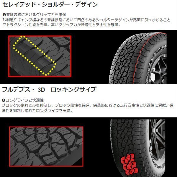 新作 BFGoodrich Trail Terrain T/A ジムニー JB64 JB23 JA11 16インチ タイヤ ホイール セット 4本 225/75R16 XL ホワイトレター_画像8