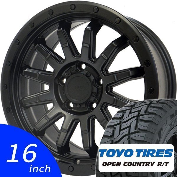 エクストレイル トーヨー オープンカントリー R/T 215/70R16 16インチ 新品 タイヤホイール 4本 TOYO OPEN COUNTRY RT ロックフォース_画像1