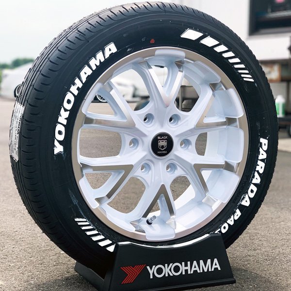 即納!! 新品 車検対応 ホワイトレター 200系 ハイエース レジアスエース 17インチタイヤホイールセット YOKOHAMA パラダ PA03 215/60R17_画像3