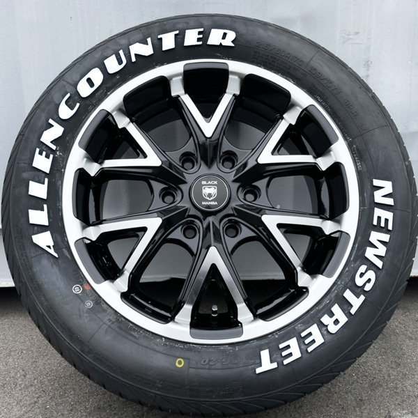 新品 200系 ハイエース レジアスエース 車検対応 17インチタイヤホイールセット オーレンカウンター 215/60R17 ホワイトレター_画像2