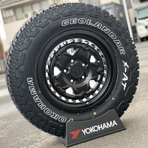 サマータイヤ デリカD5 デリカ D5 DELICA:D5 新品 16インチタイヤホイールセット ヨコハマ ジオランダー X-AT 235/70R16 ホワイトレター_画像3